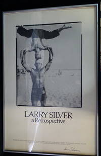 SIGNED LARRY SILVER POSTER 31X20: SIGNED LARRY SILVER POSTER 31X20