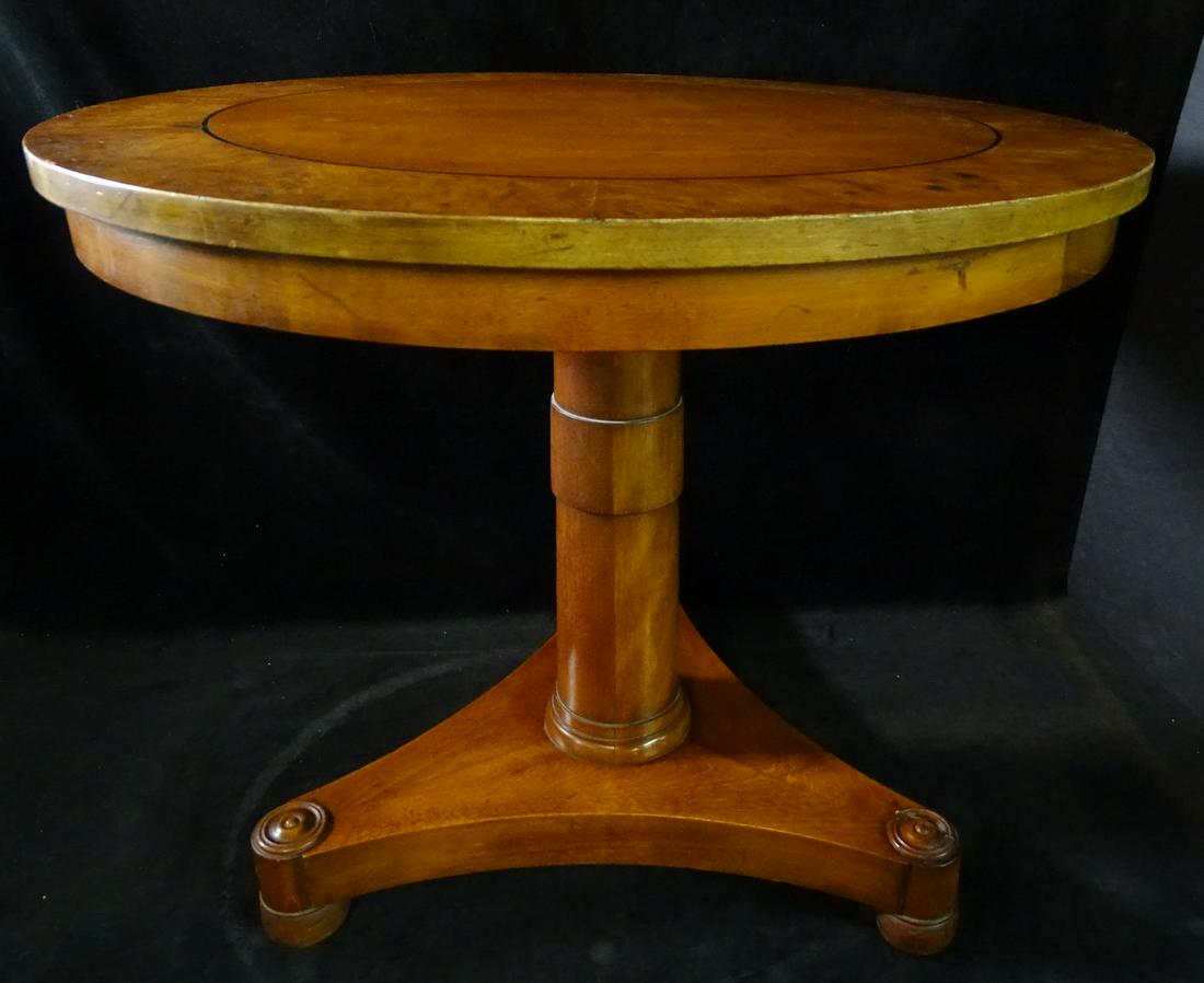 BIEDERMEIR STYLE PEDESTAL OCCASIONAL.TABLE (1 of 11)