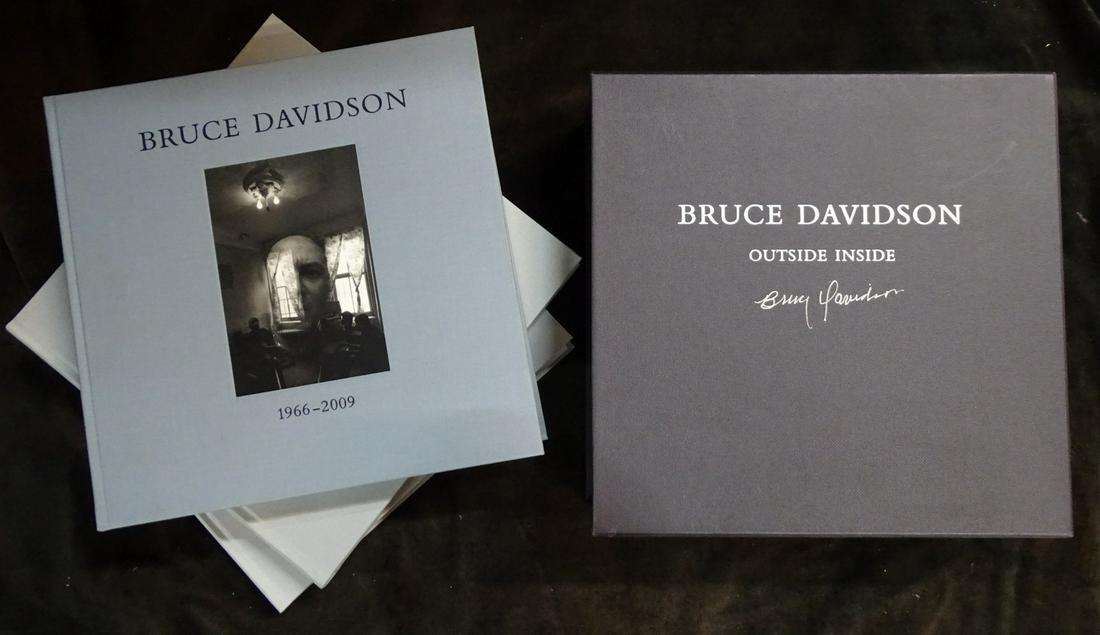 BRUCE DAVIDSON SIGNED "INSIDE/OUTSIDE" 2009 FIRST EDITION 3 VOLUMES HARDCOVER (1 of 4)