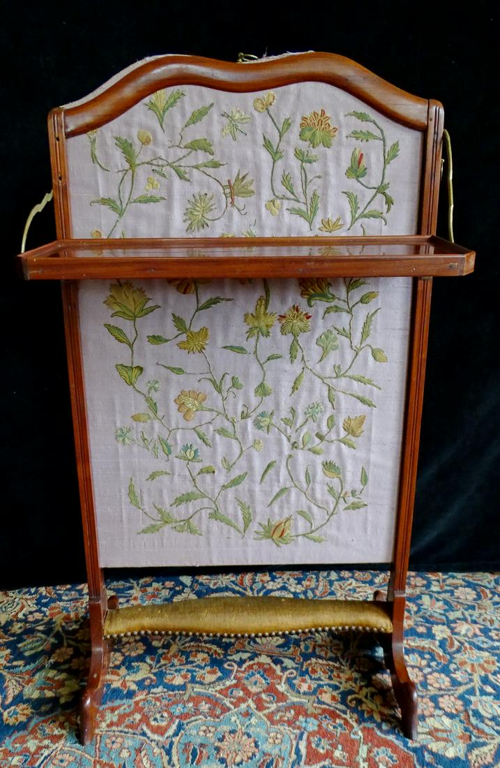 VICTORIAN FIRESCREEN 38X21 (1 of 4)