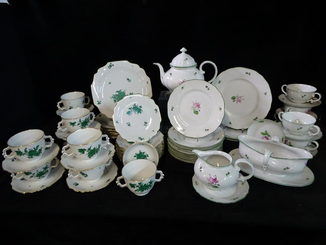 TWO PARTIAL SETS OF DRESDEN DINNERWARE (62 PCS.), 29 PCS. 626043, AND 33 PCS. 1145098 (1 of 17)
