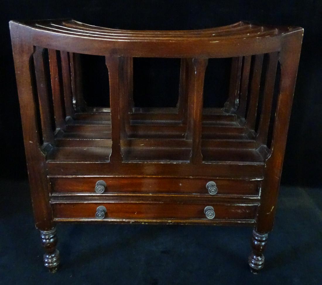MAHOGANY CANTERBURY 21.5X19.5X15: MAHOGANY CANTERBURY 21.5X19.5X15