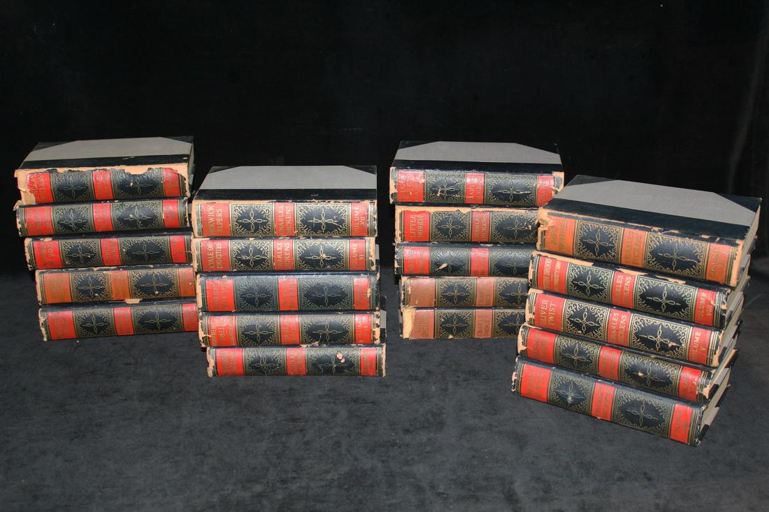 CHARLES DICKENS, 20 HARDCOVER VOLUMES, 1867: CHARLES DICKENS, 20 HARDCOVER VOLUMES, 1867