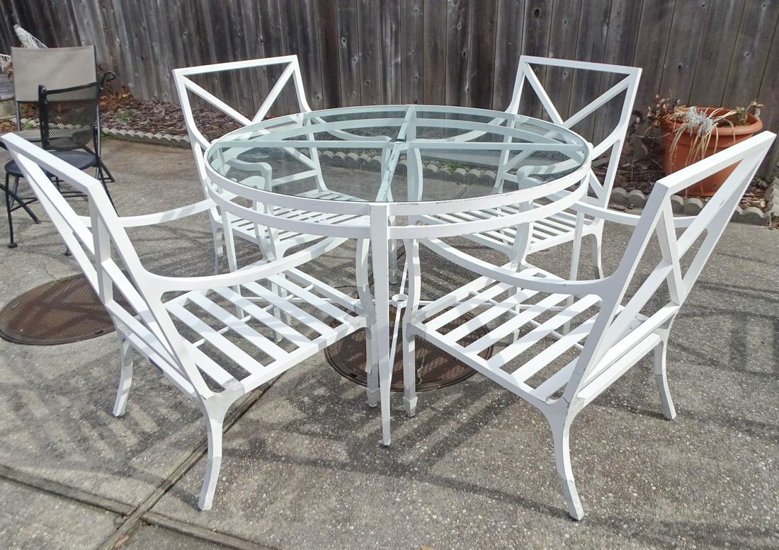 MCKINNAN AND HARRIS 5PC ALUM. OUTDOOR SET (1 of 14)