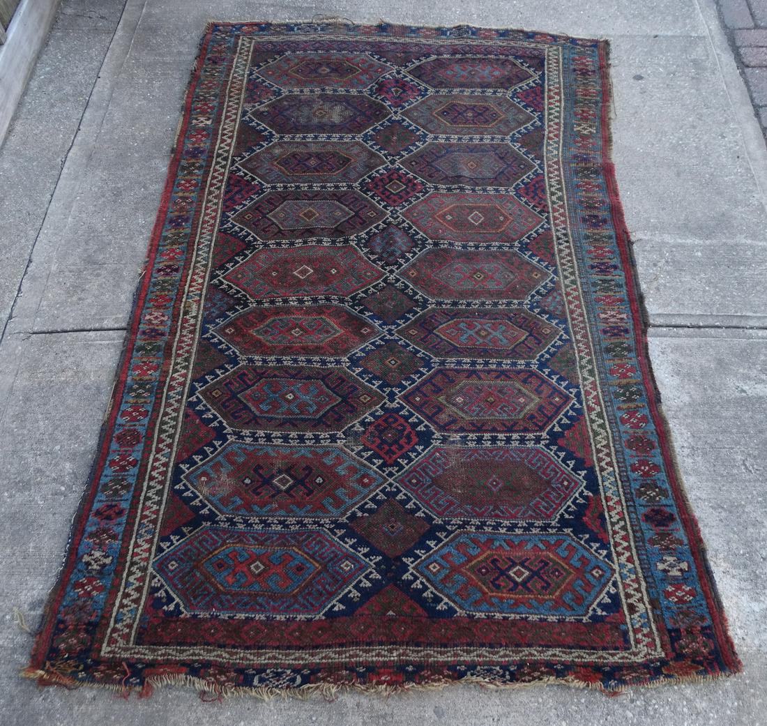 ANTIQUE ORIENTAL RUG 4.8 X 7.3 (1 of 12)