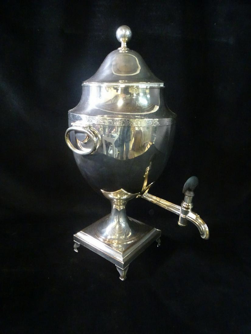 SILVER PLATED COFFEE URN 20''H' (1 of 8)