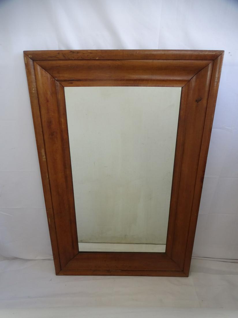 ANTIQUE PINE FRAMED RET MIRROR 36X24 (1 of 7)