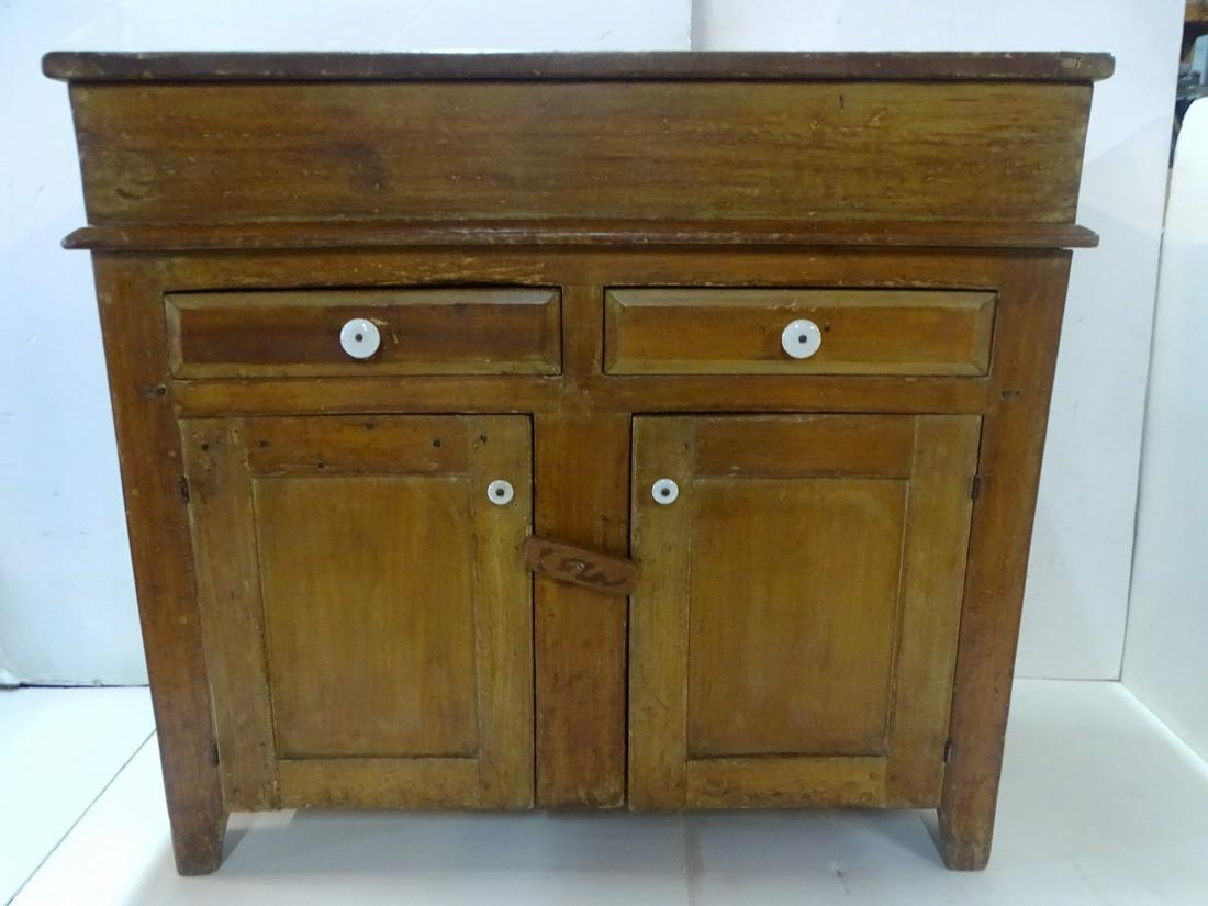 ANTIQUE PINE LIFT TOP DRY SINK 35" X 39" X 20" (1 of 16)