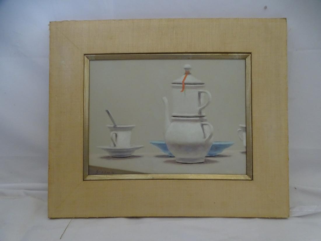 ANDRE GISSON TURKISH COFFEE OIL ON CANVAS IMAGE 8.5X11.5 (1 of 5)