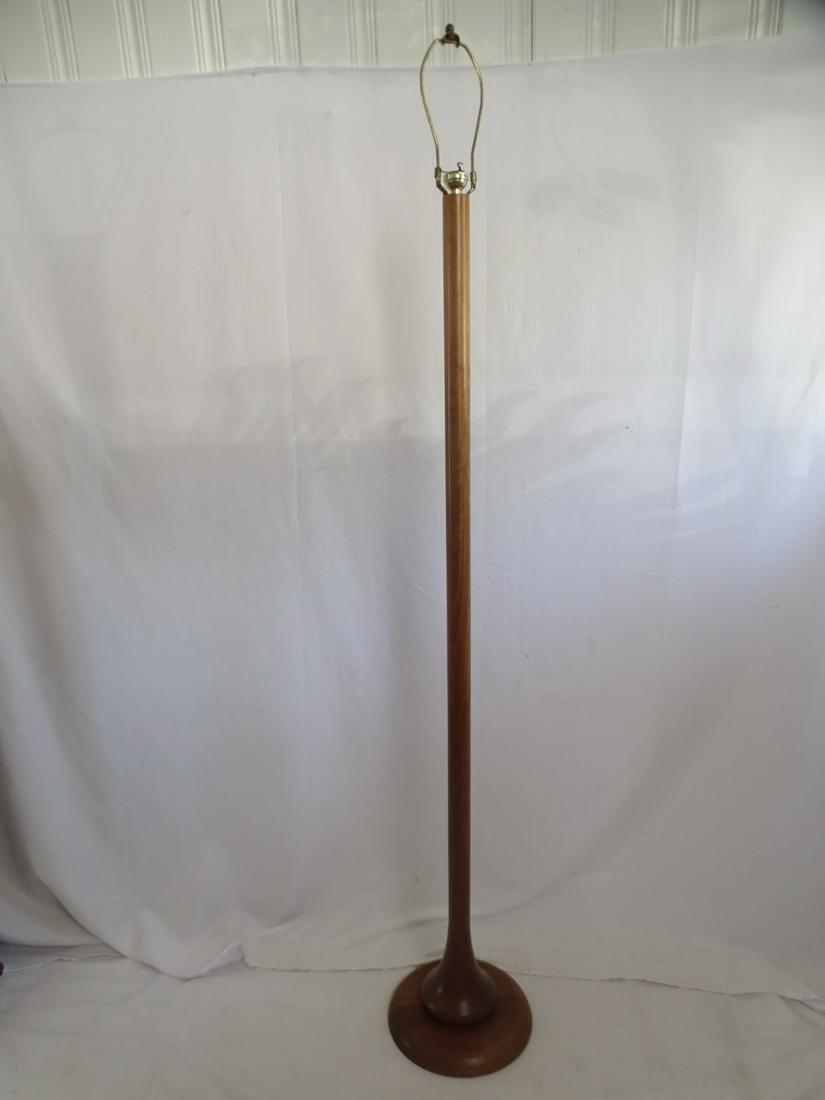 MID CENTURY TEAK FLOOR LAMP 62 1/2" HIGH (1 of 6)