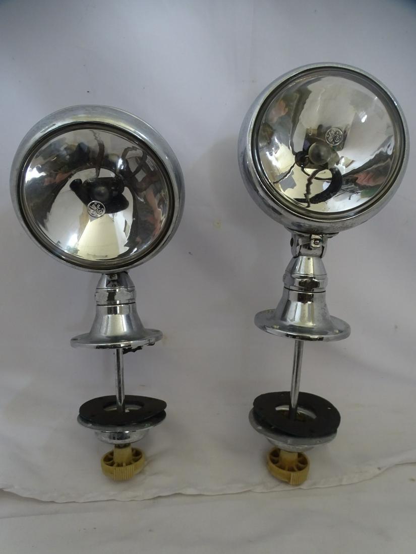 PAIR BOAT SEARCH LIGHTS 17" HIGH X 6 1/2" WIDE: PAIR BOAT SEARCH LIGHTS 17" HIGH X 6 1/2" WIDE