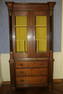 19TH CENTURY EMPIRE GRILL DOOR 2 PART CABINET 90 X 43 X 18