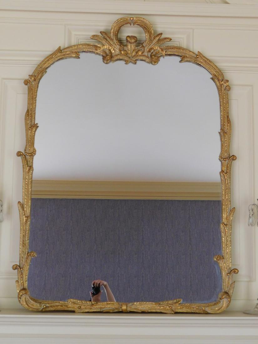 ORNATE GILT FRAMED MIRROR 55X41 (1 of 10)