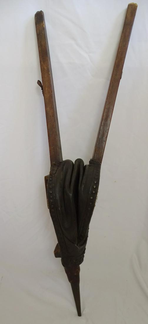 ANTIQUE OVERSIZED BELLOWS 52" HIGH: ANTIQUE OVERSIZED BELLOWS 52" HIGH