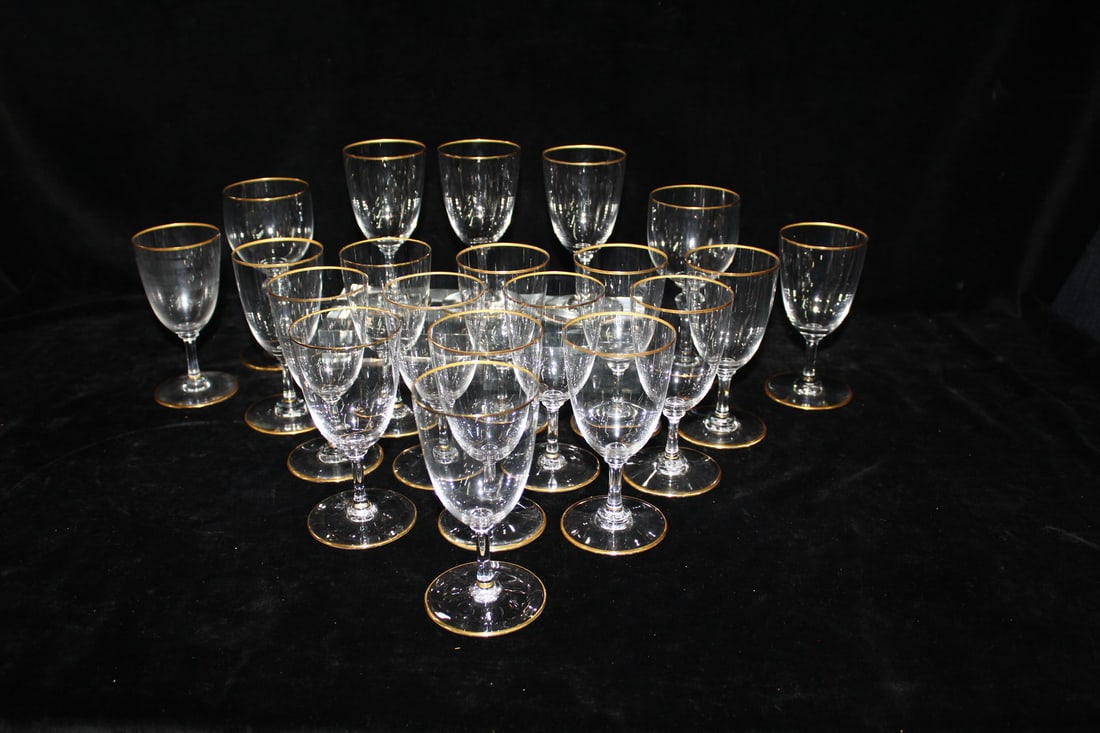 16 BACCARAT "REGENCE" GLASSES; 14 PORT & 2 WINE: 16 BACCARAT "REGENCE" GLASSES; 14 PORT & 2 WINE