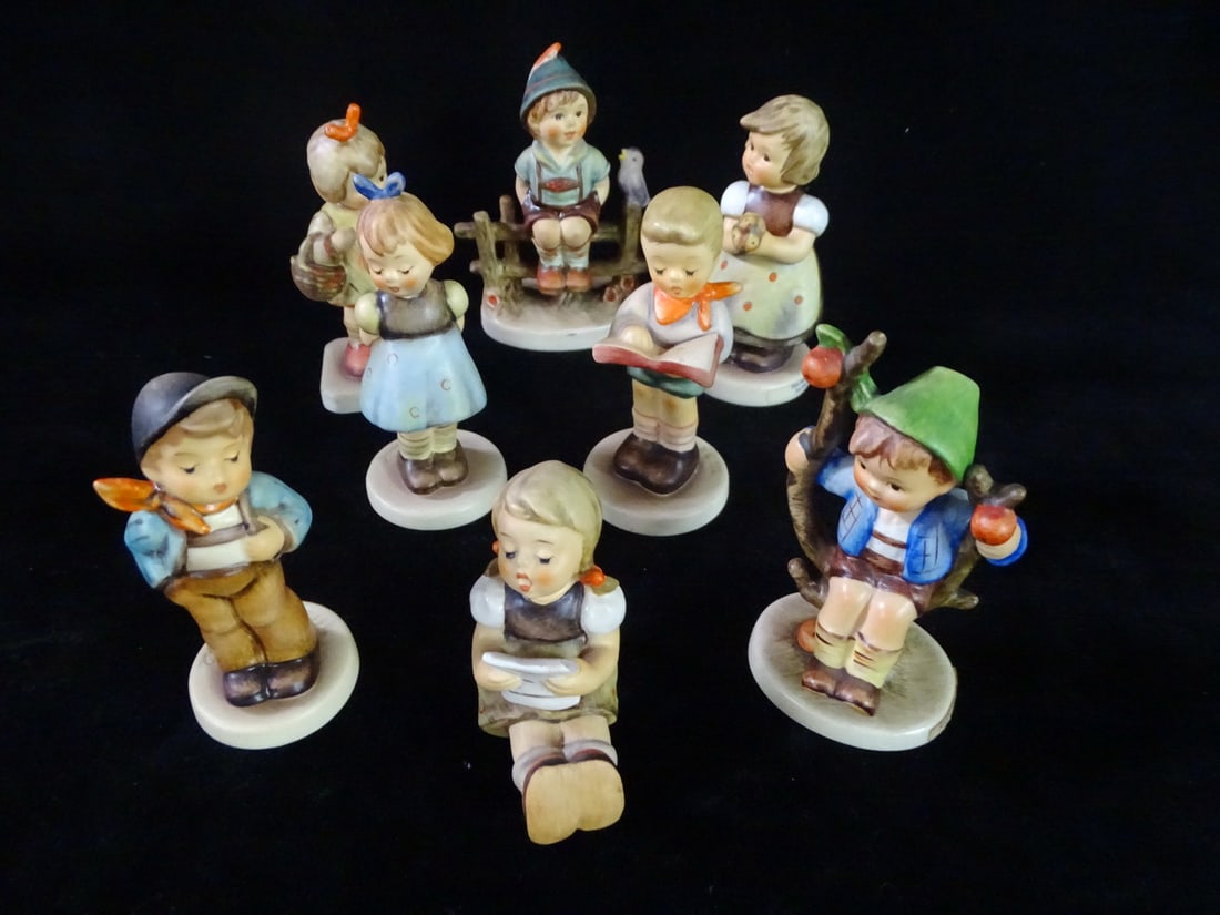 GROUP OF 8 HUMMEL FIGURES INC.. "WAYSIDE HARMONY" 3 3/4H  TALLEST (1 of 11)