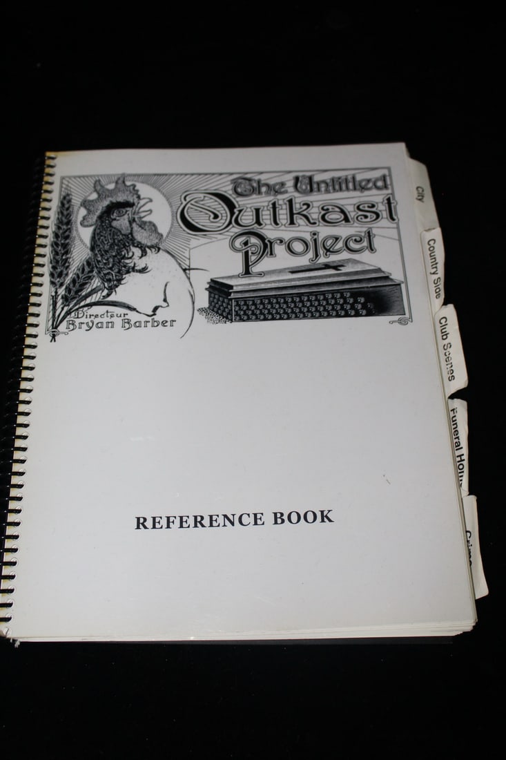ESTATE OF FASHION EDITOR: REF. BOOK, "THE UNTITLED OUTKAST PROJECT", DIRECTOR BRYAN BARBER, 8.5 X 11 (1 of 13)