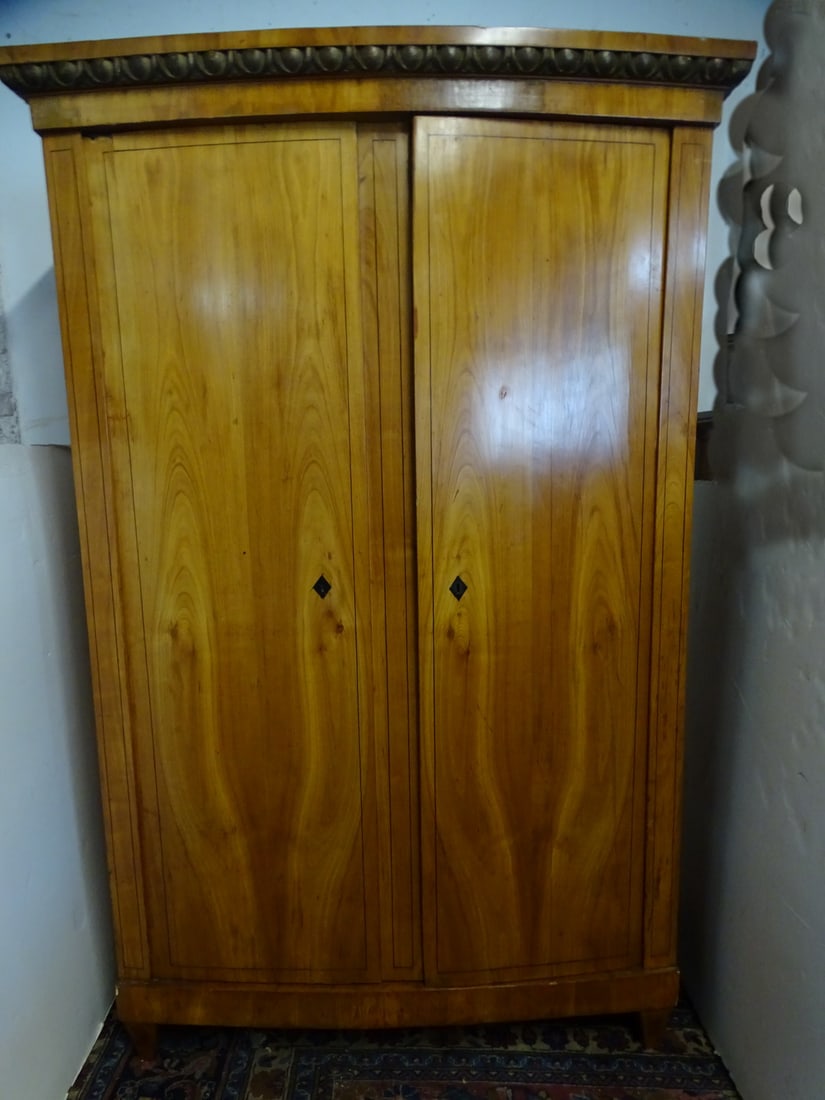 BIEDERMEIER INLAID WARDROBE, 72 X 46.5 X 21 (1 of 15)