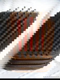 ESTATE OF SEYMOUR STEIN: ANTIQUE WURLITZER SPEAKER 27 1/2"X 21" X 11 1/2": ESTATE OF SEYMOUR STEIN: ANTIQUE WURLITZER SPEAKER 27 1/2"X 21" X 11 1/2"