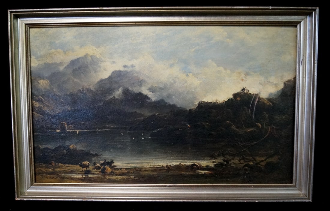 SETH DICKSON SIGNED OIL ON BOARD "KILCHUM CASTLE" 12X20 IMAGE (E 247 2018): SETH DICKSON SIGNED OIL ON BOARD "KILCHUM CASTLE" 12X20 IMAGE (E 247 2018)