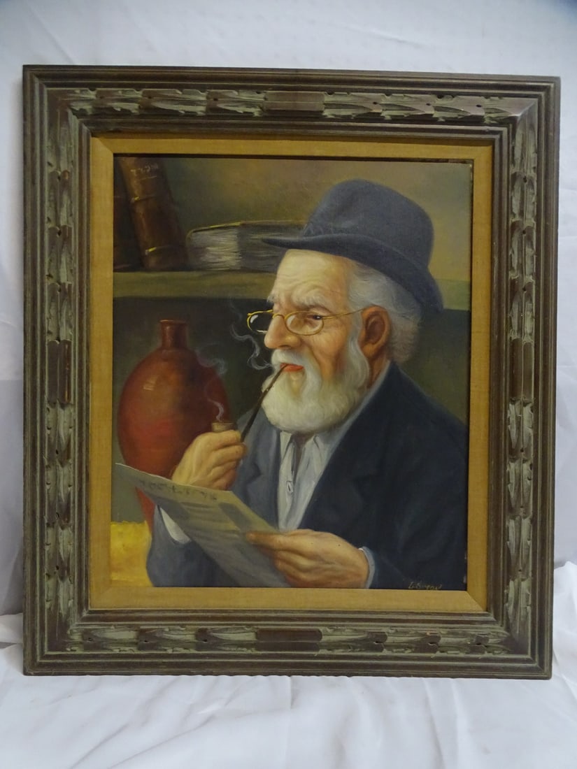 OIL ON CANVAS, SIGNED L. SIMON, "THE ELDER"  19.5 X 25 IMAGE, 33 X 29 OVERALL (1 of 9)