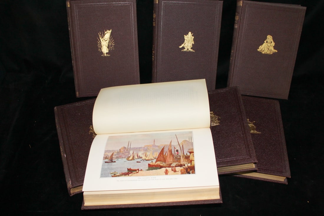 THE WORLD AND ITS PEOPLE, SEVEN VOLUMES CIRCA 1925 LARGEST 10X7X1.25: THE WORLD AND ITS PEOPLE, SEVEN VOLUMES CIRCA 1925 LARGEST 10X7X1.25