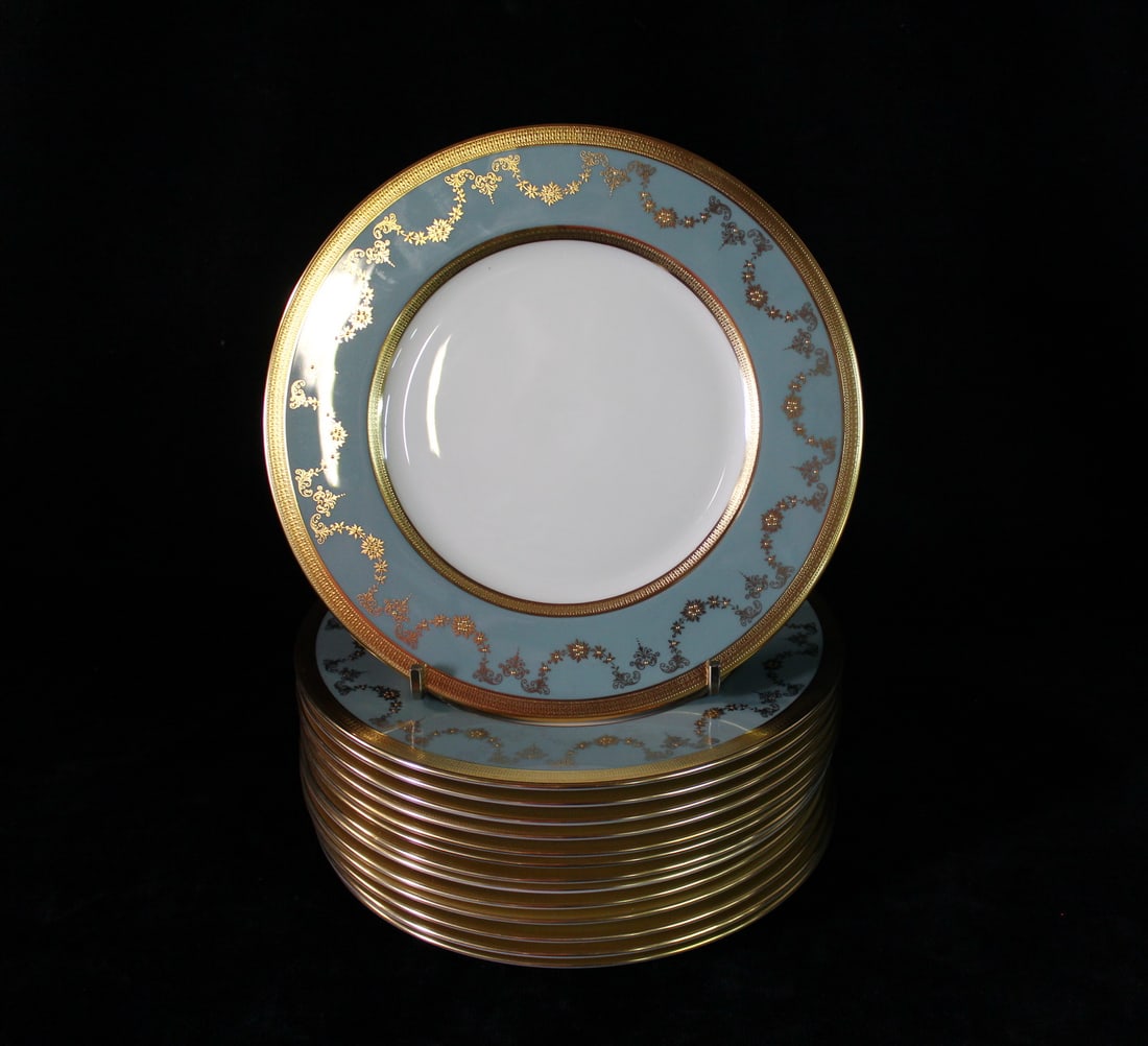 LENOX WESTPORT SALAD PLATES 8 1/4" DIA. 14 PIECES: LENOX WESTPORT SALAD PLATES 8 1/4" DIA. 14 PIECES