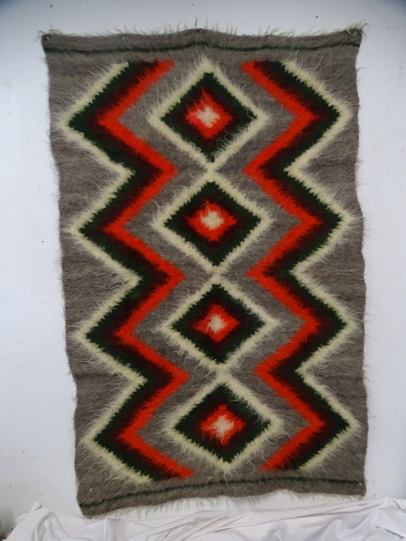 ALPACA WOOL RUG /THROW 84 x 54 (1 of 9)
