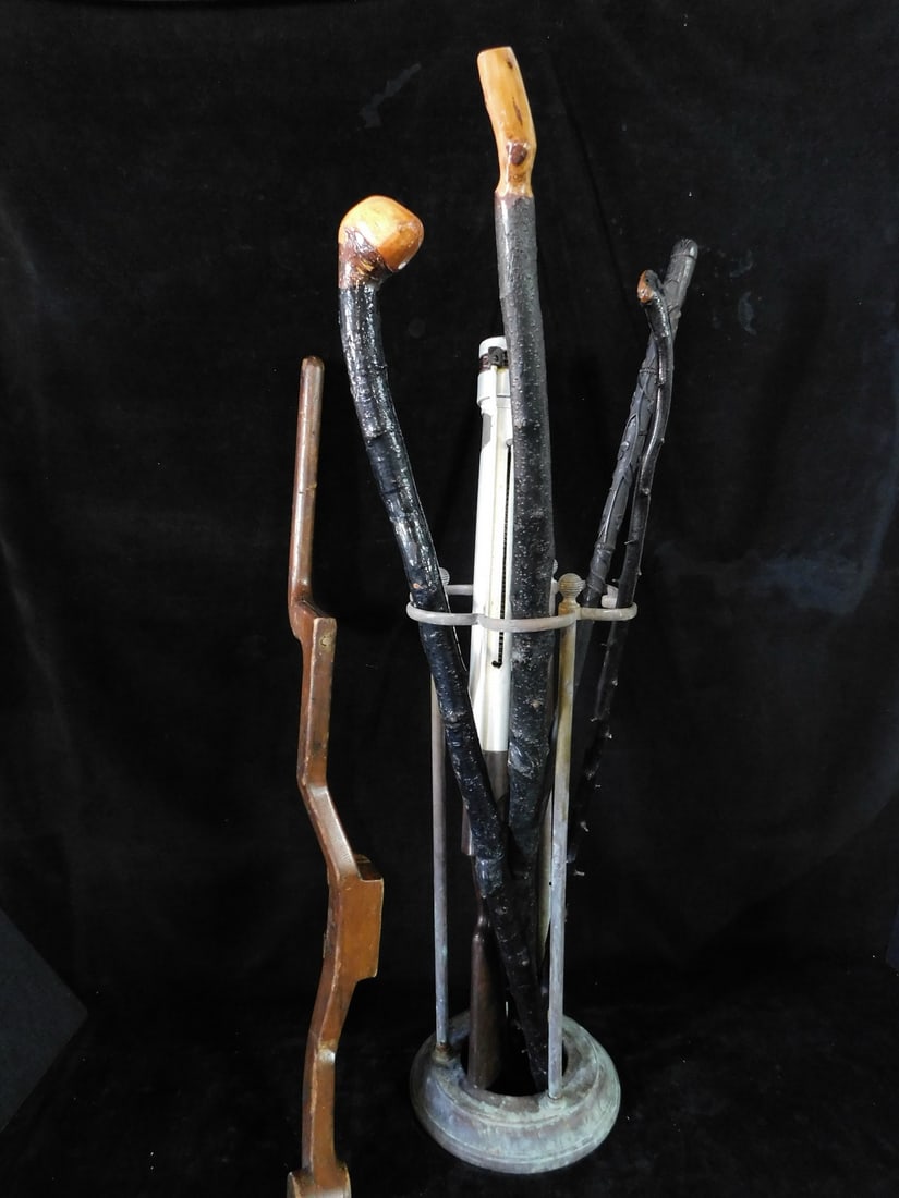 CANES AND MISCELLANEOUS IN STAND 37" X 11" X 11" (1 of 13)