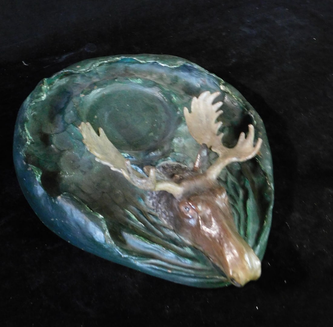 COPPER MOOSE TRAY 5" HIGH X 11 1/2" X 14" (1 of 8)