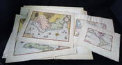 GROUP OF ANTIQUE AND VINTAGE MAPS, INC.. NORTH AND SOUTH AMERICA, WORLD MAPS, LOSSES THROUGHOUT,