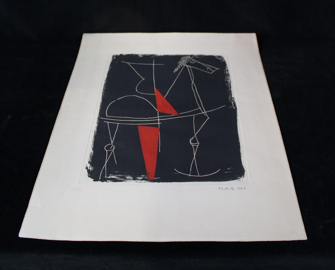 MARINO MARINI, "ROUND DANCE", 1963, LITHOGRAPH, PENCIL SIGNED & NUMBERED, 15 X 11.75 IMAGE, 17.75 X (1 of 10)