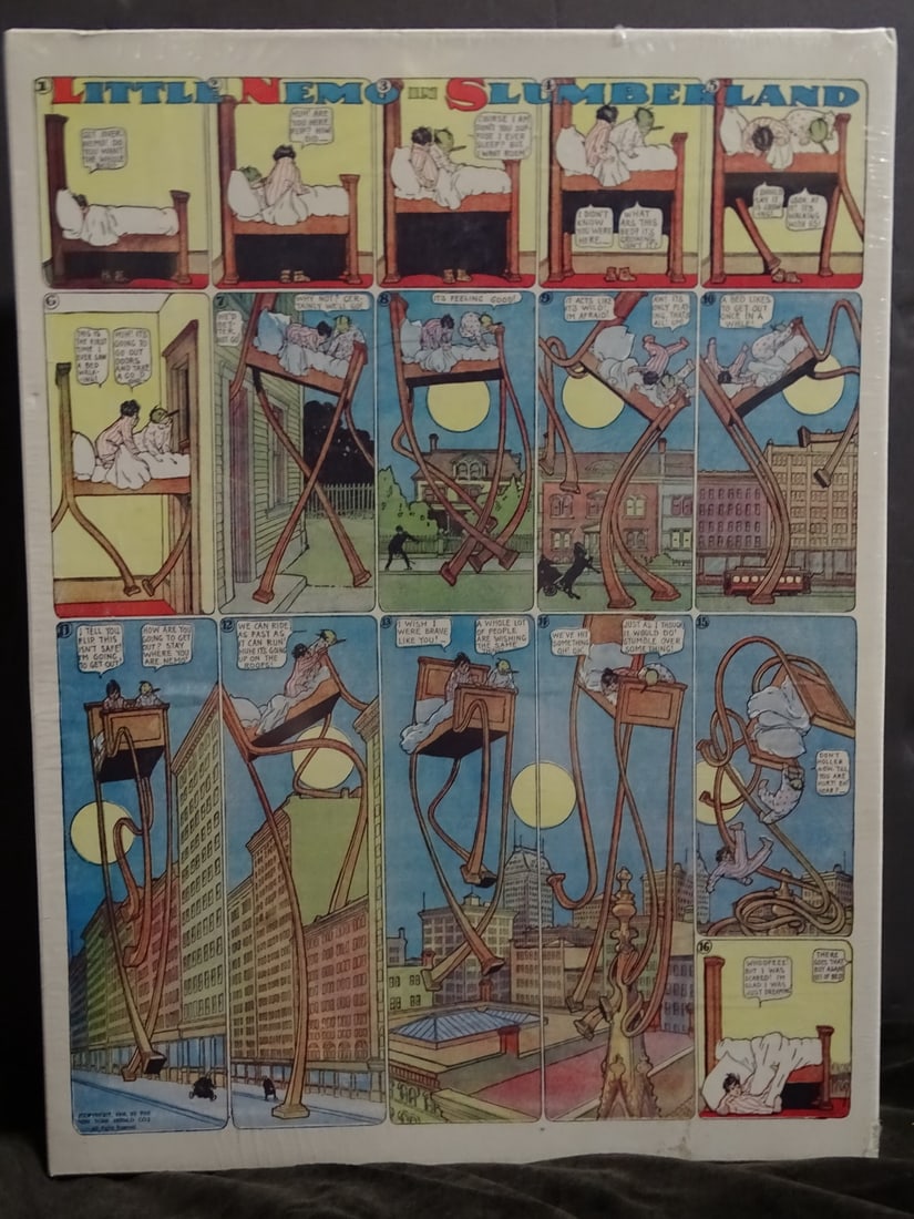 "LITTLE NEMO IN SLUMBERLAND" BOX SET BY WINSOR MCKAY IN NEW, UNOPENED CONDITION, 3.25 X 19.5 X 15 (1 of 10)