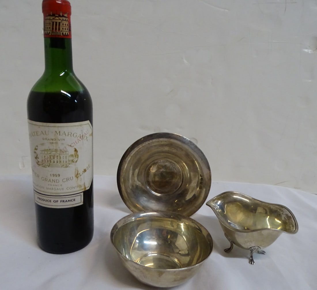 3 STERLING SILVER PIECES INCLUDING TIFFANY & CO. AND G. MAKERS BOWL AND UNDERPLATE -UNDERPLATE 5.5"D (1 of 14)