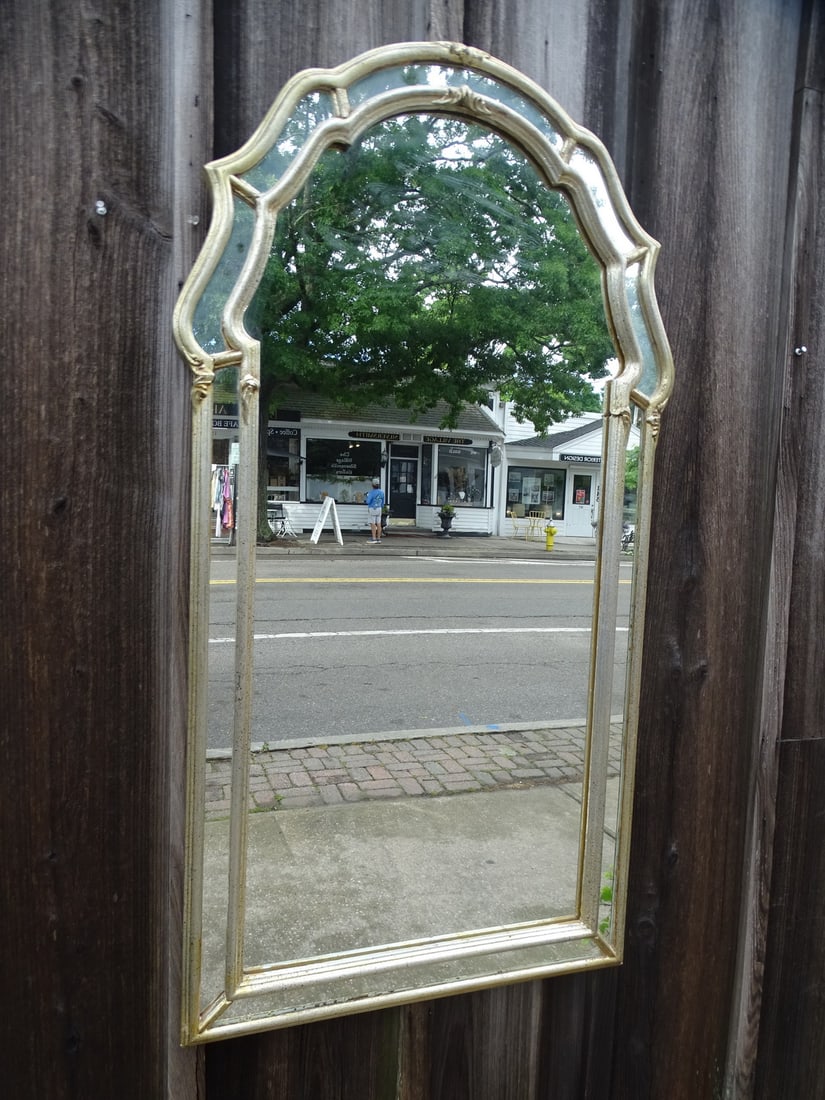 ESTATE OF DENNIS P. RODANO: FRAMED SILVER GILT MIRROR 47 x 25.75 (1 of 10)
