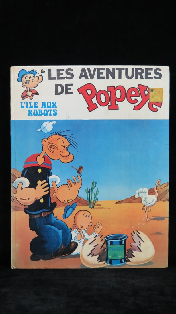 LIVING ESTATE OF JOSEPH RODANO:  LES AVENTURES DE POPEYE (COMIC BOOK) 11.25 X 9 (1 of 5)