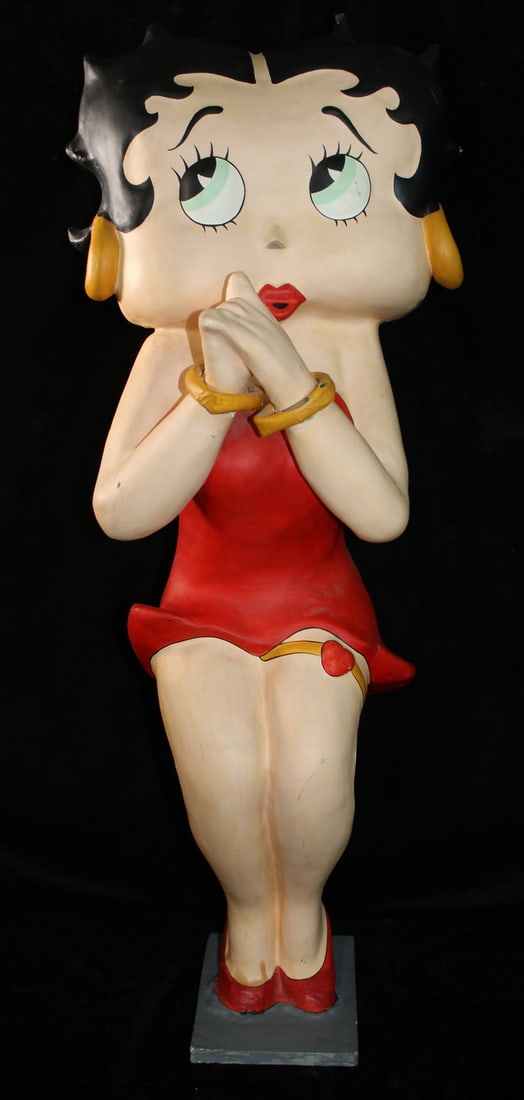 RARE LARGE COMPOSITION BETTY BOOP FIGURE/STATUE 34" X 12" X 013" (1 of 10)