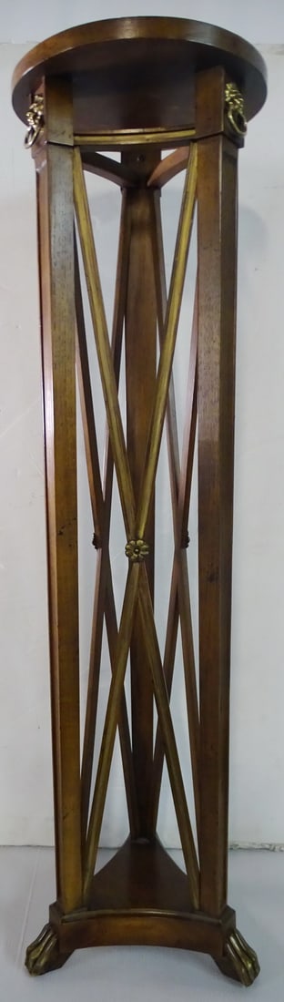 ESTATE OF DENNIS P. RODANO: TOMLINSON? REGENCY STYLE FERN STAND, 40.5 X 11 DIA. (1 of 13)