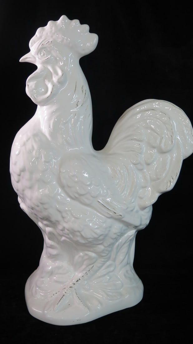LARGE PORCELAIN ROOSTER 24" HIGH (1 of 11)