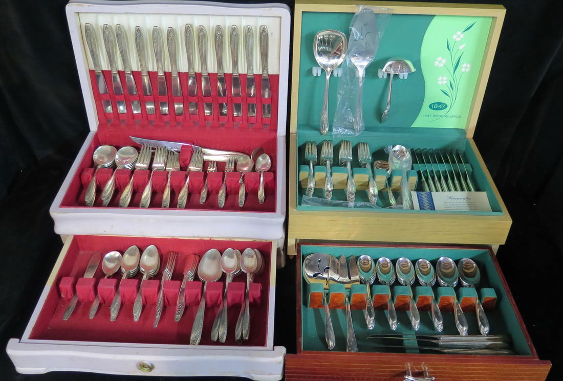 2 SILVER PLATED FLATWARE SETS (1 of 20)