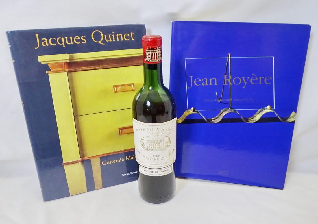 LOT OF 2 FRENCH BOOKS ON ART DECO DESIGN, JEAN ROYERE & JACQUES QUINET, LARGEST IS 12 1/4" X 9 1/2" (1 of 17)