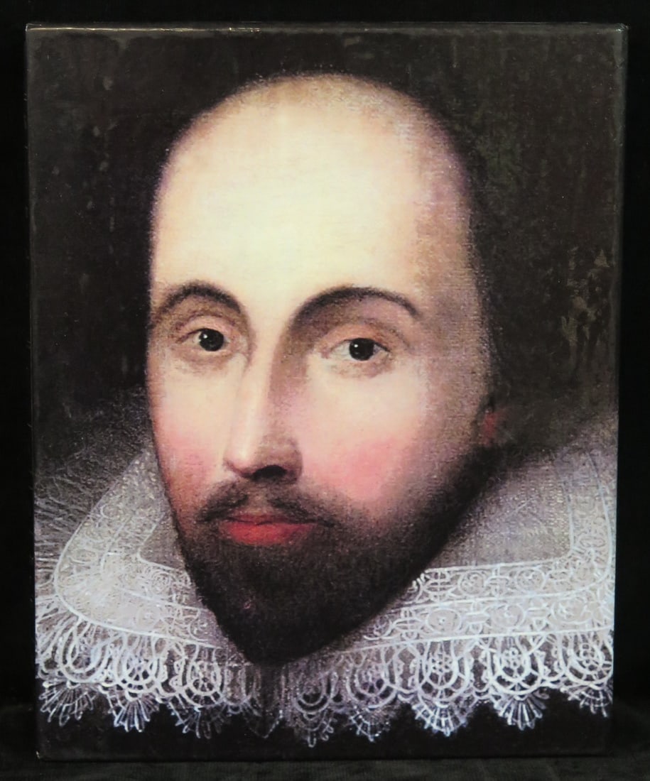 THE RIVERSIDE SHAKESPEARE VOLUME 1 & 2 HARDCOVER SET WITH SLEEVE, 10.75" X 9.75" X 3" (1 of 9)