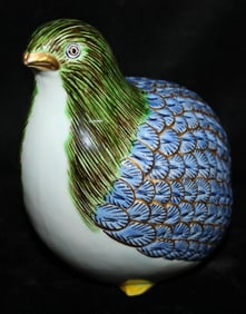 CURATED COLLECTION OF JOSEPH RODANO: JAPANESE PORCELAIN QUAIL