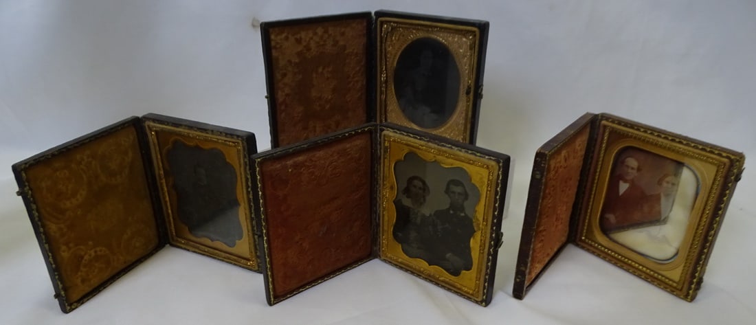 GROUP OF 4 ANTIQUE AMBROTYPES (1 of 15)