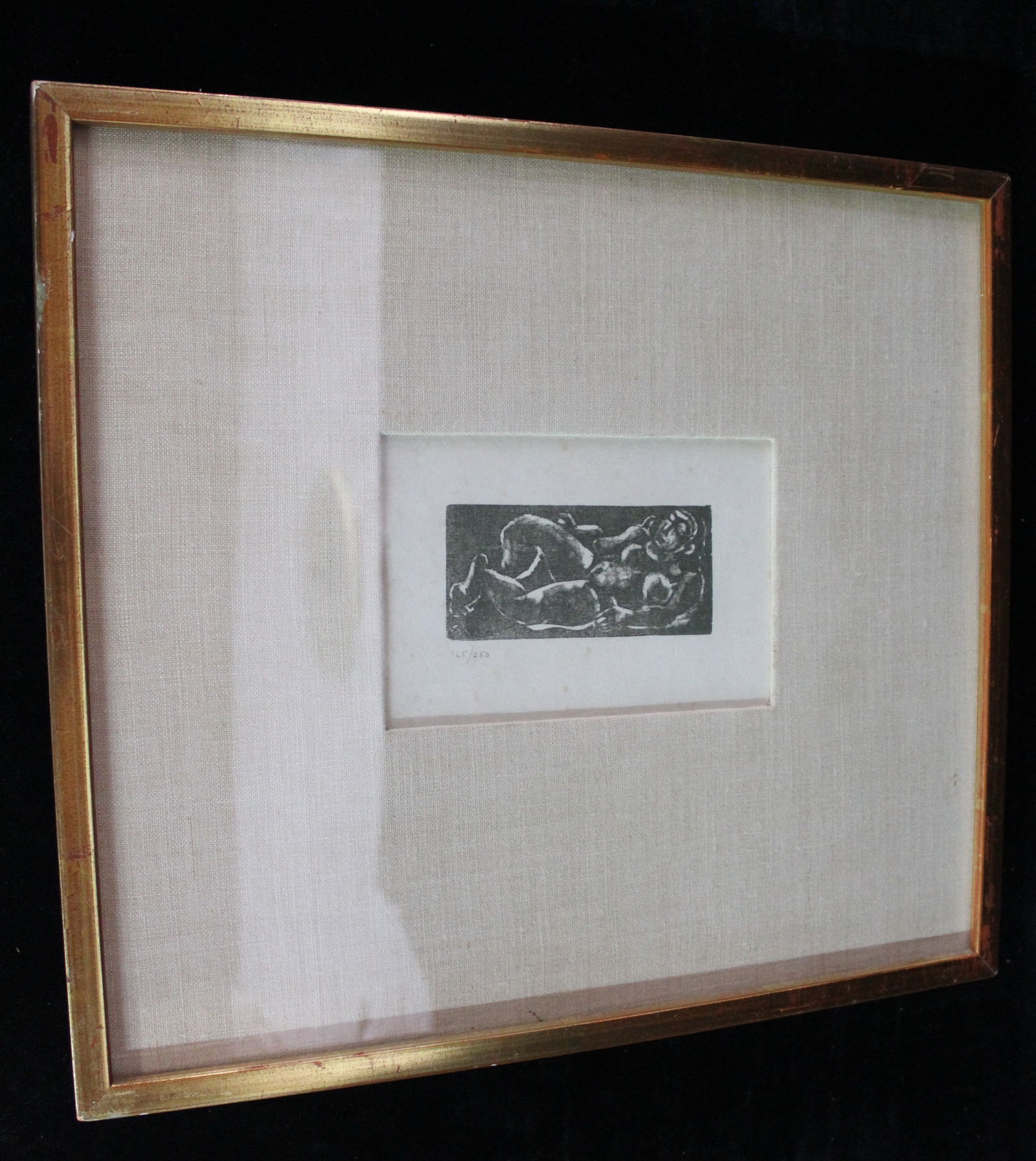 CURATED COLLECTION OF JOSEPH RODANO: ORIGINAL WOODCUT BY MAX WEBER, 125 OUT OF 250 (1 of 7)