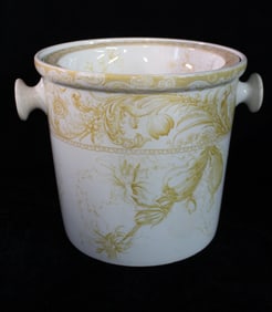 ENGLISH TRANSFERWARE IRONSTONE SLOP JAR