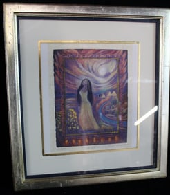 SARA M. NOVENSON (AMERICAN, 21C), "SARAH" HANDPAINTED GICLEE, SIGNED AND NUMBERED, FROM GREAT WOMEN