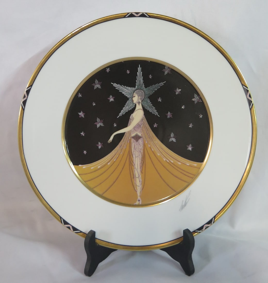 ERTE NEW YORK MISAKA CHARGER / PLATE, SEVENARTS LIMITED, UH120 SIGNED, GERMANY 1990. (1 of 10)