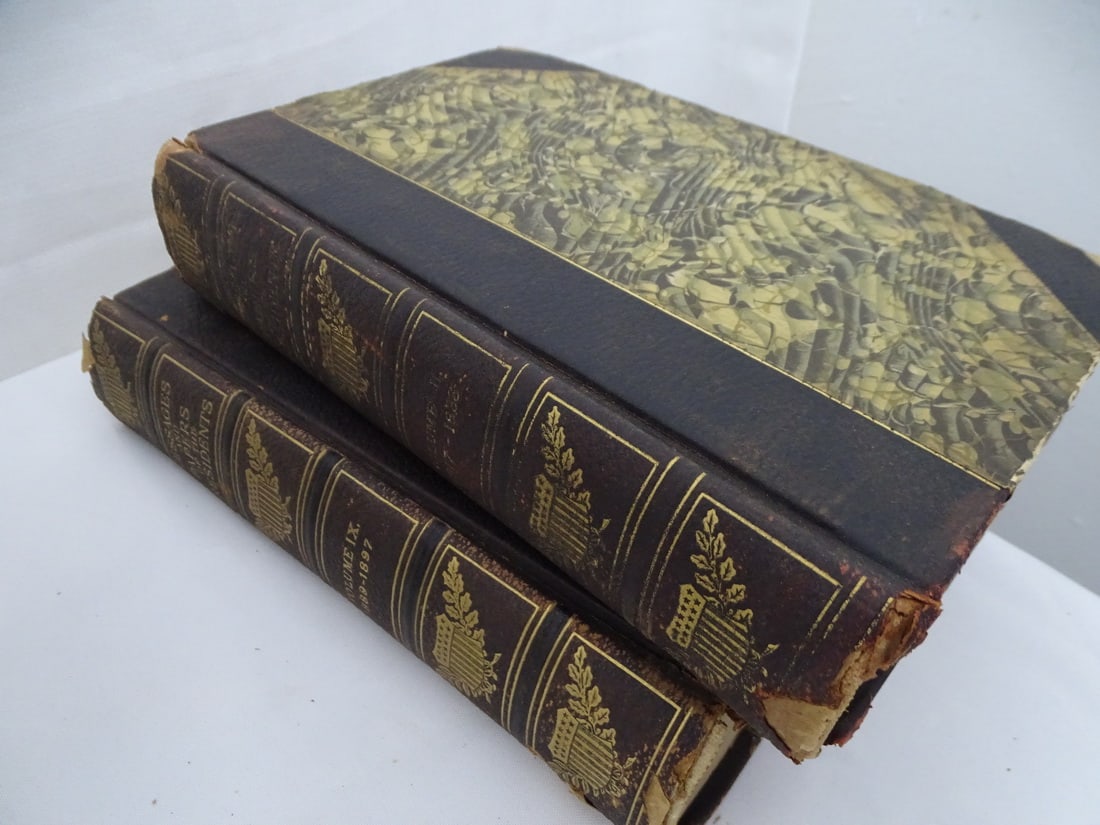 COLLECTION OF "MESSAGES AND PAPERS OF THE PRESIDENTS" SOME LOSSES (1 of 3)