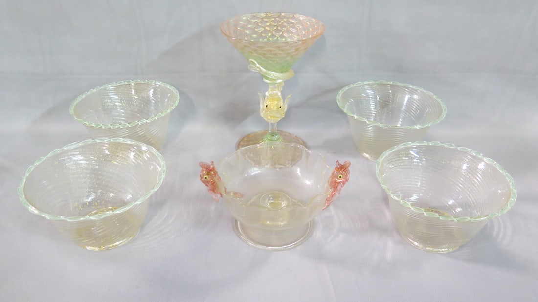 COLLECTION OF ASSORTED VINTAGE MURANO GLASS (1 of 12)